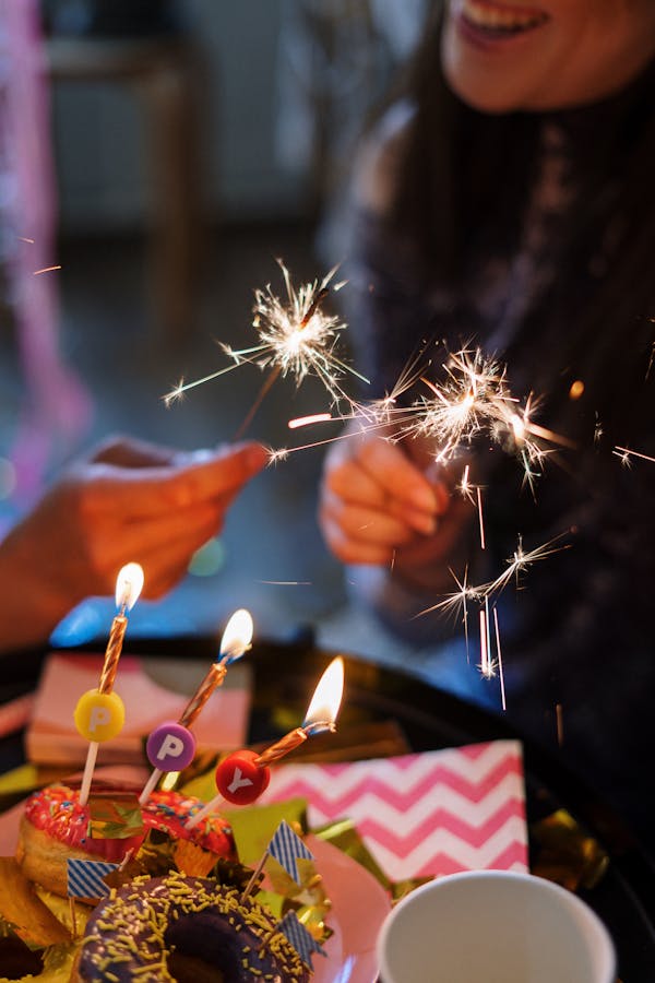 Kids celebrating Fourth of July